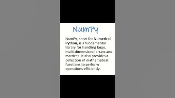 What is NumPy? | Python’s Most Powerful Library for Data Science & AI #NumPy#python