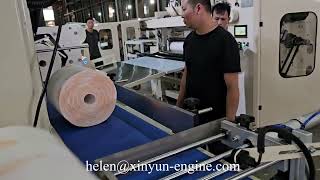 Fully Automatic Maxi Roll Kitchen Towel Paper Converting Production Line