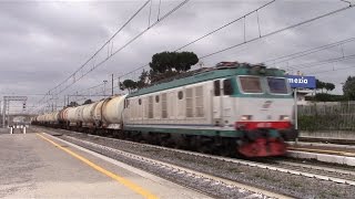 E652.175 + Treno del vino [MRS 68364 VILLA SAN GIOVANNI BOLANO - FAENZA] in transito a Pomezia