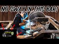 Giant fabricated rear sway bar for the coe ramp truck ep17