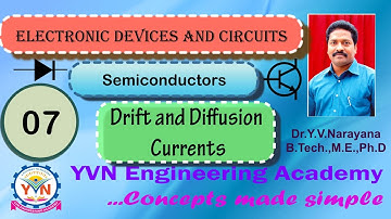 Drift and Diffusion Currents