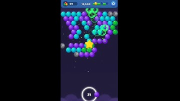Bubble pop cannon shooter Gameplay | Level 21 | Score 33466 | Bubble shooter Android Gameplay
