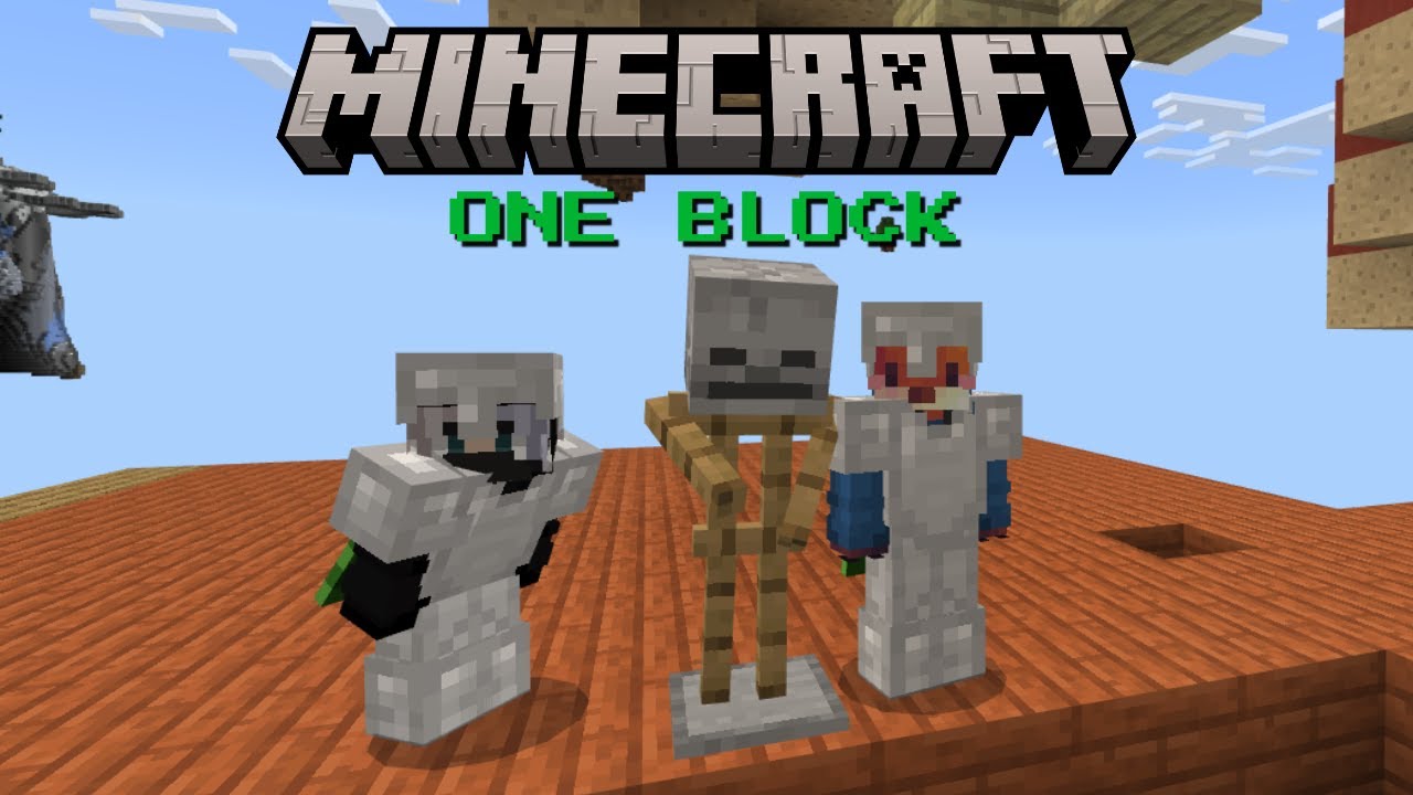 Minecraft ONE BLOCK - YouTube