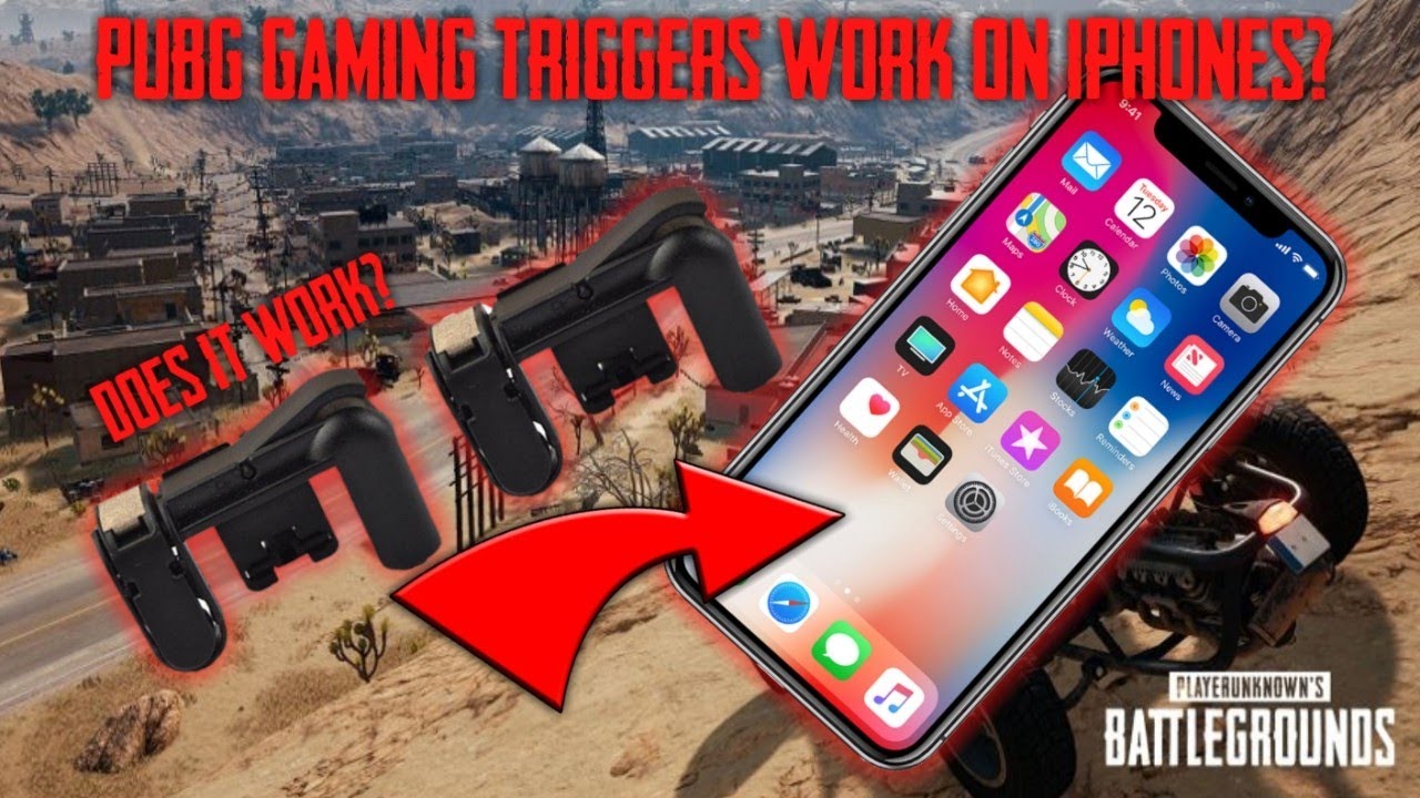 PUBG GAMING TRIGGERS L1,R1 work on IPhones? - YouTube