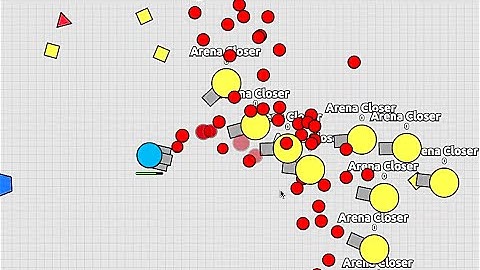 Diep.io | King of the Arena vs Arena Closers Army | Last man standing | +100K Record