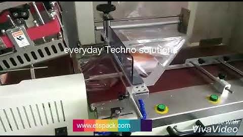 Automatic l sealer with shrink wrap machine books wrapping