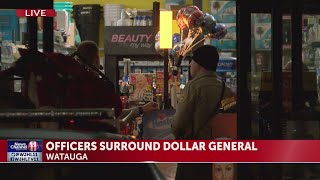 Carter County Deputies search for suspect involved in Dollar General thefts