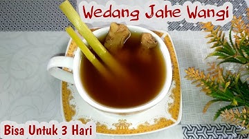 Resep Wedang Jahe Rempah Simple -  Masak Simpel
