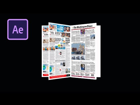 Page Flip Animation in After Effects | After Effects Tutorial