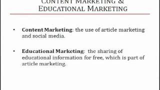 What is Article Marketing