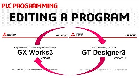 PLC/HMI Programming | Editing a program | Mitsubishi MELSOFT GX Works 3 & GT Designer 3