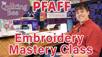 Pfaff Embroidery Full Tutorial with Grace - Pfaff Creative Icon 2, Pfaff Creative 4.5 & More!
