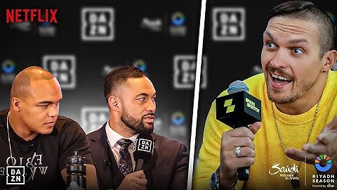 SHOCKING! Usyk INTERRUPTS Joseph Parker vs Fabio Wardley Press Conference!