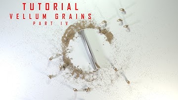 TUTORIAL - PART IV - HOUDINI VELLUM GRAINS - CROWD VELLUM