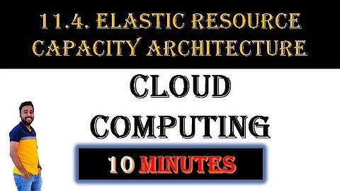 11.4. Elastic Resource Capacity Architecture