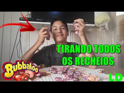 Видео: TIRANDO O RECHEIO DOS BUBBALOOS!! |Luan Duarte|