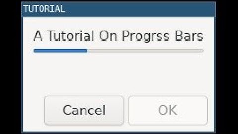 GUI Progress Bar with Zenity Dialog