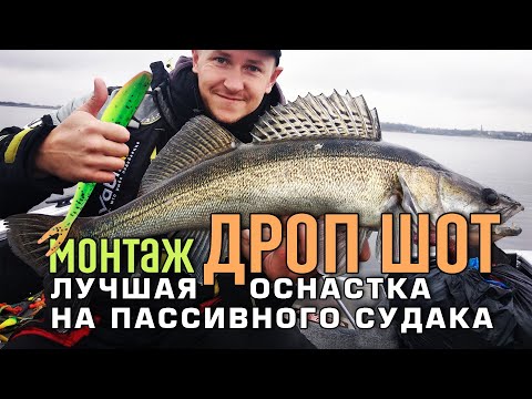 Монтаж ДРОП ШОТ на судака - лучшая оснастка для ловли на спиннинг