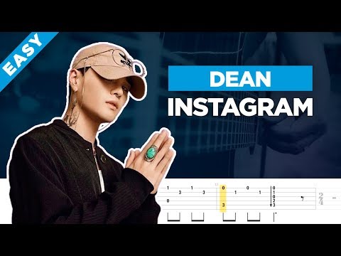 🎸 DEAN INSTAGRAM easy guitar cover + lesson with tabs