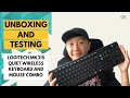 Unbox and Test | LOGITECH MK315 Wireless Quiet Mouse and Keyboard Combo