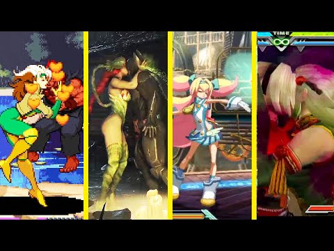 Kiss Attack Compilation! 【Fighting Games】