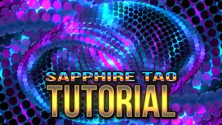 Sapphire TAO LED animation | After Effects Tutorial Background #199