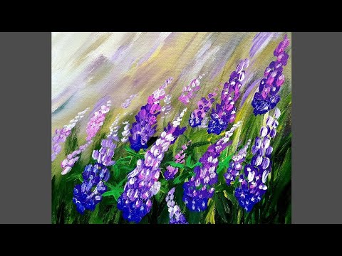How To Paint Flowers Acrylic Painting Demo Simple YouTube Hqdefault