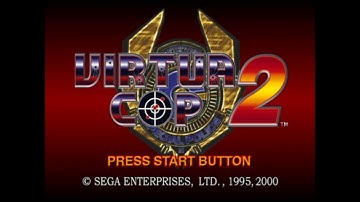 Virtua Cop 2 - Sega Dreamcast - Intro & Title Screen