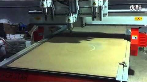 IEHK.COM three Spindle CNC Router work independent