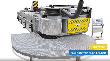 CNC Pipe Bender  - CH220CNC (OD219.1 x 12.70mm) Shipyard Industry | AMOB