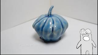 陶芸】おもちゃカボチャを作ってみた - YouTube