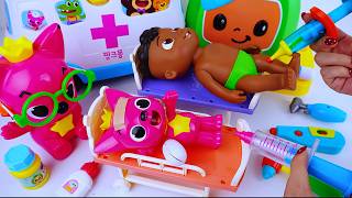 8 Minutes Satisfying with Unboxing Pinkfong Ambulance , Doctor Playset Collection ASMR | Review Toys