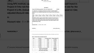 6th Sem Advanced Financial Management Solutions Part 3 Q.P 2025 | BNU | @Narendra.V_ #exam