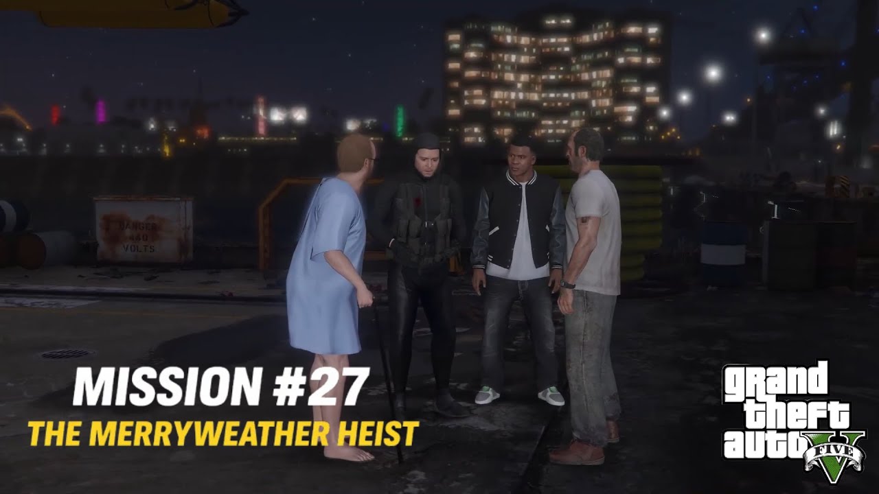 🎮GTA 5 PC - Mission #27: The Merryweather Heist [Gold Medal Guide - 1080p 60fps]🎮