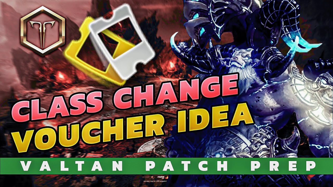CLASS CHANGE VOUCHER IDEA? + DO THIS BEFORE VALTAN PATCH! | LOST ARK