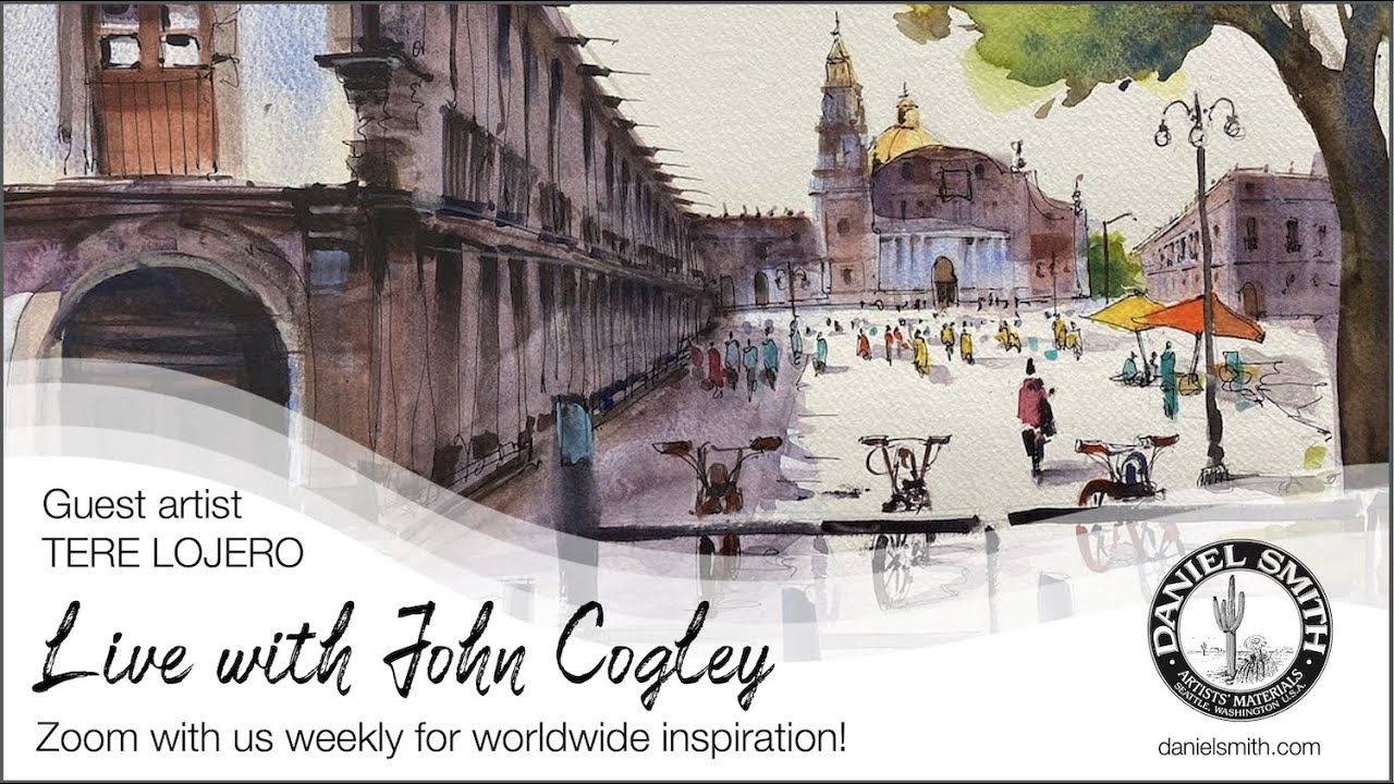 Chat with Tere Lojero from Mexico - DANIEL SMITH Artists' Materials, image size:1280x720