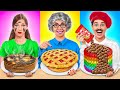 自分 VS おばあちゃんの料理チャレンジ #2 | 秘密のお料理ハックとキッチンのヒント TeenDO Challenge