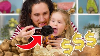 3 Year Old Eats a Rare Truffle!!! - ROMEO EATS Mushrooms 🍄