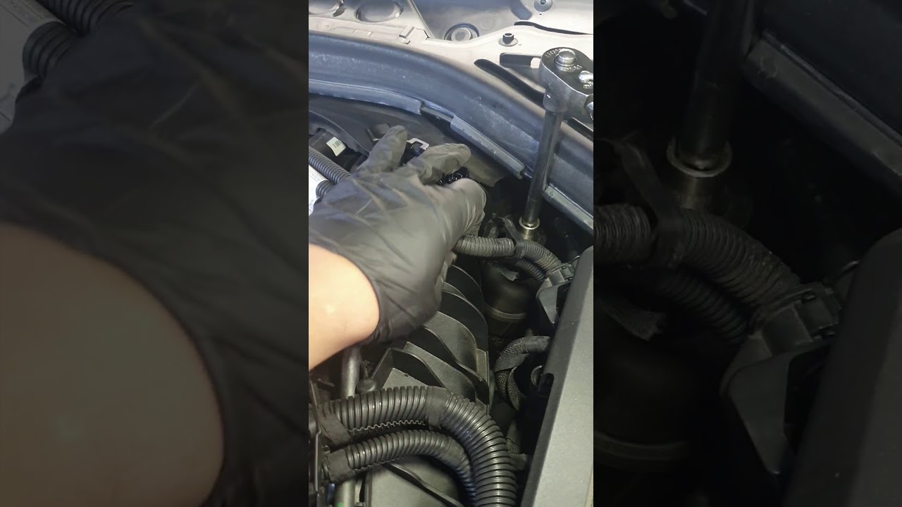 BMW 330E OIL FILTER LOCATION - YouTube