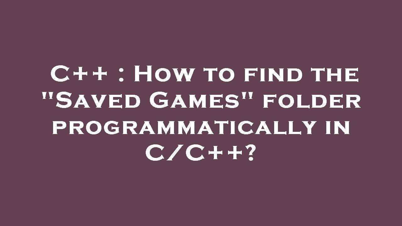 C++ : How to find the 