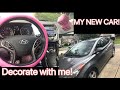 SHOP AND DECORATE MY CAR WITH ME! (2013 Hyundai Elantra)