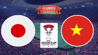 Japan vs Vietnam | Asian Cup 2024 Qatar | eFootball PES Gameplay PC HD screenshot 3