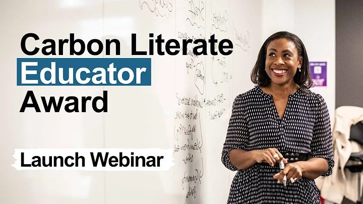 Carbon Literate Educator (CLE) Award Launch
