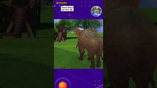 Baby Weak Mammoth Elephant Vs Zombie Mammoth Elephant