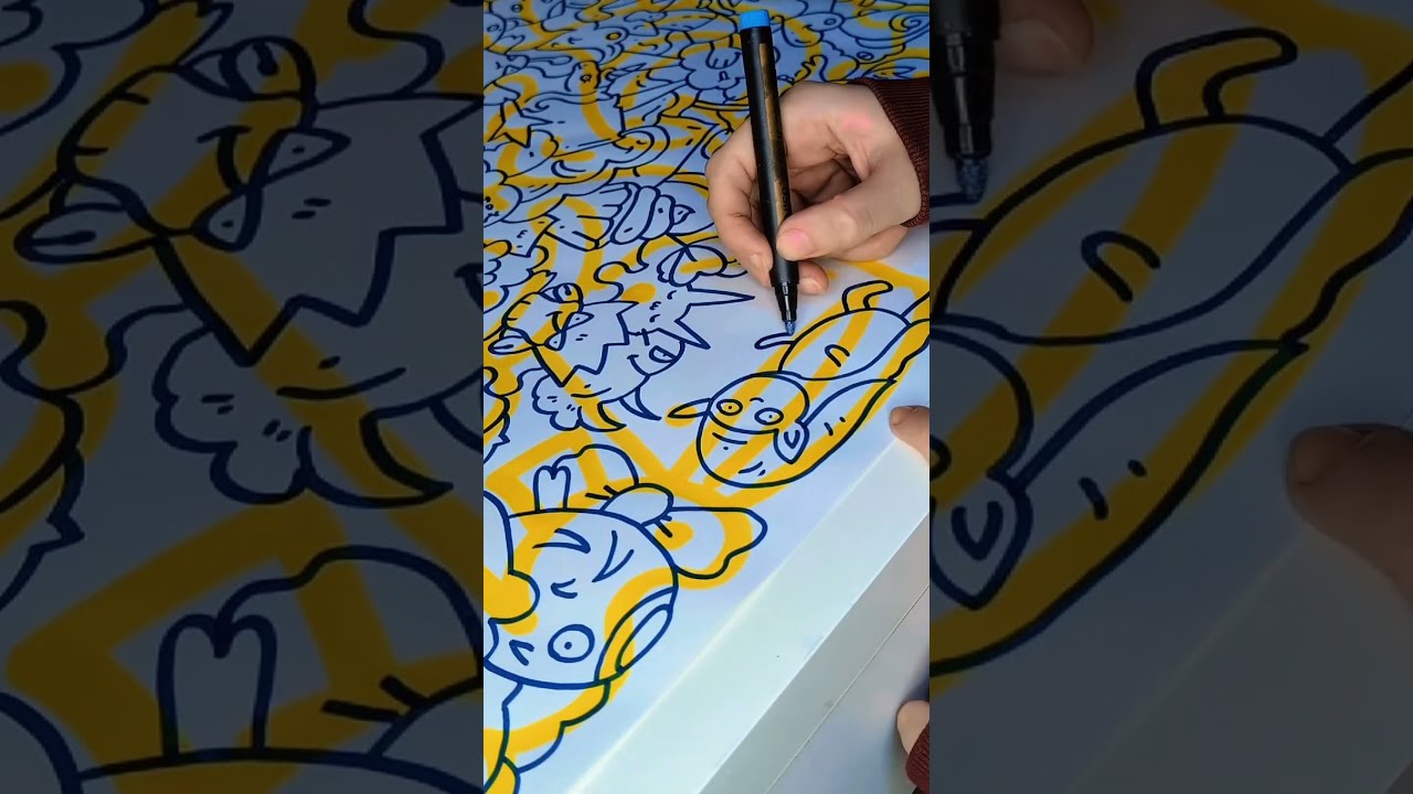 This Doodle Almost Stayed Hidden But I Shared It With Love Asmrdrawing Doodleart Drawingprocess