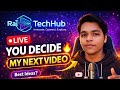 👇 Comment your ideas 👉You Decide My Next Viral Video 🔥 (LIVE Ideas + Chat) #programming #love #reels