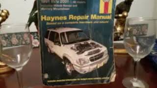 Haynes repair manual is how I keep my cars in good shape