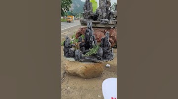 Tiểu cảnh thác nước non bộ #damyngheanhduong