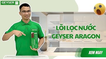 Ứng dụng lõi lọc nước nano Geyser Aragon trong ăn uống và sinh hoạt