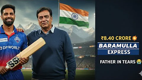 Baramulla Express Creates History! Auqib Nabi Dar Sold for ₹8.40 Crore | Father Breaks Down 😢❤️